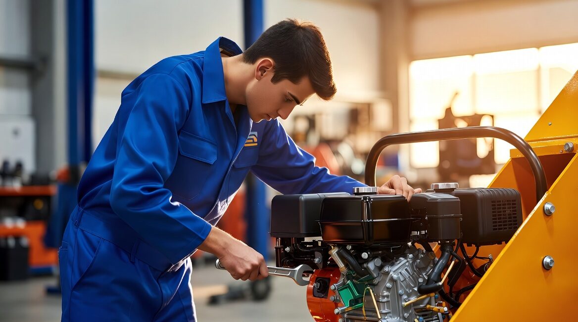 Servicios de mantenimiento de maquinaria en Monterrey – Técnico profesional realizando mantenimiento preventivo